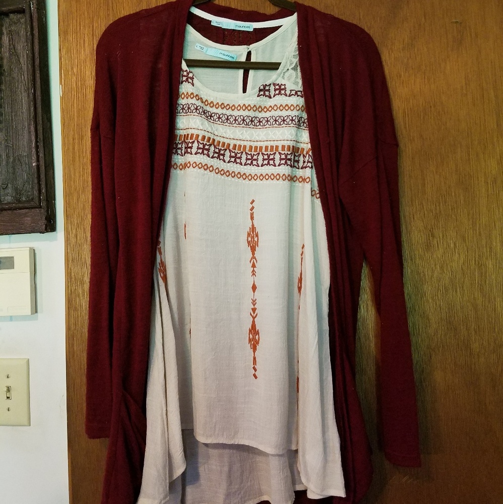 Tank and sweater
